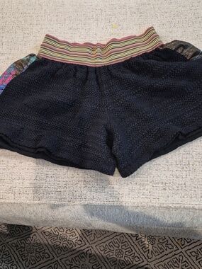 Kristina Ti Black Cotton Shorts